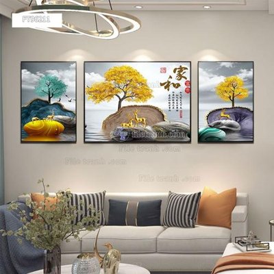 File ảnh Tranh treo pha lê gương FT96211 (gốc) in quảng cáo ngoài trời