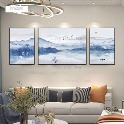 File PSD Tranh treo pha lê gương FT96230 (bản gốc) dễ dàng edit