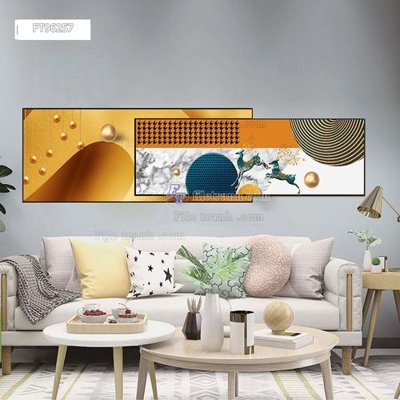 Tải file Tranh treo pha lê gương FT96257 (ảnh gốc) in tráng gương