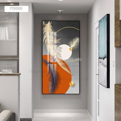 File ảnh gốc Tranh treo pha lê gương FT96389 không vỡ nét