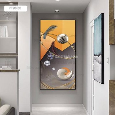 File in trần Tranh treo pha lê gương FT96435 (file gốc) phong thủy