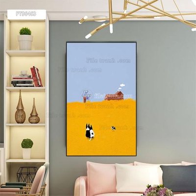 File in ấn Tranh treo pha lê gương FT96463 (bản gốc) sắc nét