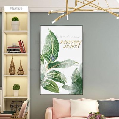 File gốc Tranh treo pha lê gương FT96494 (in mica) trang trí