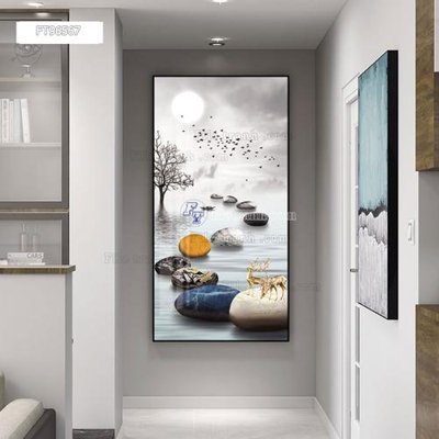 File gốc Tranh treo pha lê gương FT96567 (in tráng gương) nghệ thuật