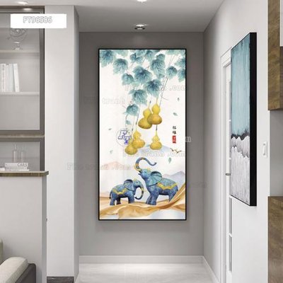 File tranh Tranh treo pha lê gương FT96586 (gốc) chủ đề trừu tượng