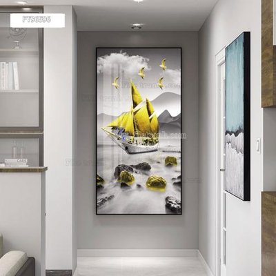 File gốc Tranh treo pha lê gương FT96596 (trang trí) phòng trẻ em