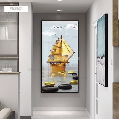 File gốc Tranh treo pha lê gương FT96597 cho in ấn và thiết kế