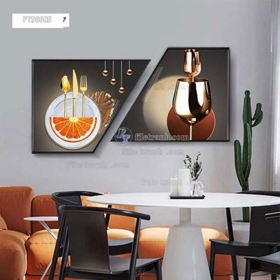 File tranh in tráng gương Tranh treo pha lê gương FT96685 (siêu nét)