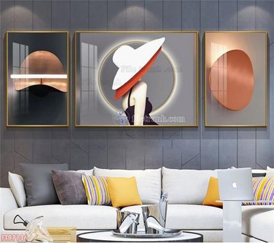 File PSD Tranh decor phủ gương hiện đại FT97136 (gốc) nhiều lớp (multi-layer)