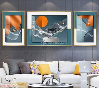 Tải file Tranh decor phủ gương hiện đại FT97149 (gốc) chủ đề hoa sen