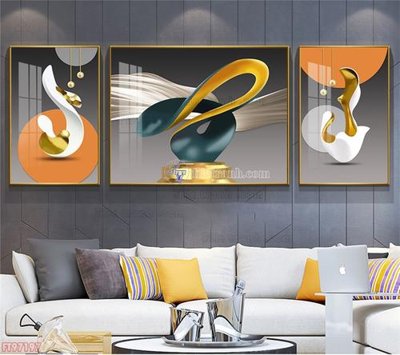 Mua file tranh gốc Tranh decor phủ gương hiện đại FT97197 tại Filetranh.com