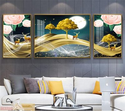 File gốc Tranh decor phủ gương hiện đại FT97228 (ảnh rõ nét) để in