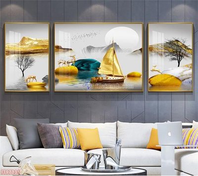 File in ấn Tranh decor phủ gương hiện đại FT97235 (bản gốc) sắc nét