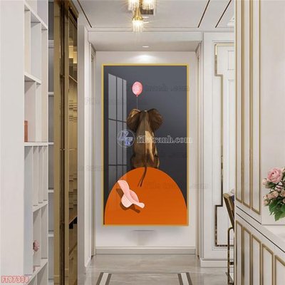 File in trần Tranh decor phủ gương hiện đại FT97338 (bản gốc) phong cảnh