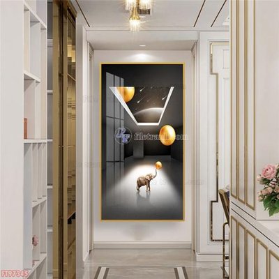 File gốc Tranh decor phủ gương hiện đại FT97345 (in lụa) tranh thuận buồm