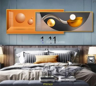 File gốc Tranh treo tường pha lê gương FT97419 (in lụa) tranh mã đáo