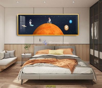 File in lụa Tranh treo tường pha lê gương FT97481 (tân cổ điển) Tranh treo tường pha lê gương FT97481