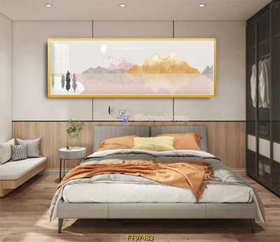 File ảnh Tranh treo tường pha lê gương FT97483 (gốc) in biển hiệu