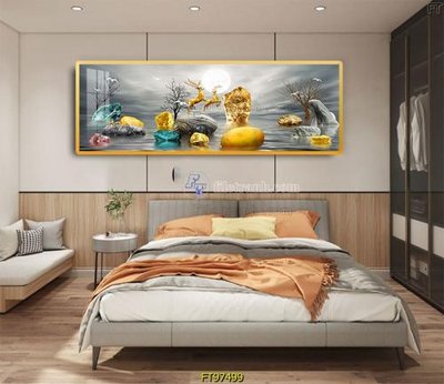 File gốc Tranh treo tường pha lê gương FT97499 (thiết kế) độc quyền