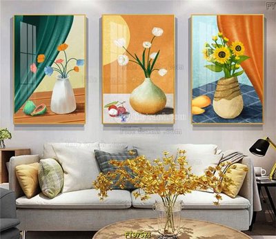 Tệp tin gốc Tranh treo tường pha lê gương FT97521 (dùng cho in ấn) chuyên nghiệp