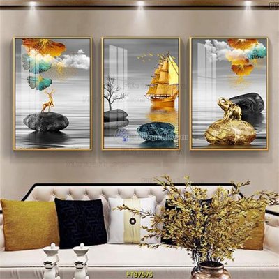 Tải file Tranh treo tường pha lê gương FT97575 (PSD) cho in ấn quảng cáo