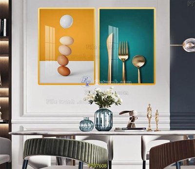 Download file tranh Tranh treo tường pha lê gương FT97608 (file gốc PSD)