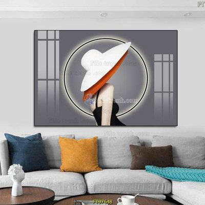 File gốc Tranh treo tường pha lê gương FT97648 (PSD/TIFF) độ phân giải cao