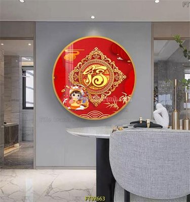 File tranh Tranh treo tường pha lê gương FT97663 (gốc) in vải canvas