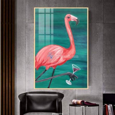 File in ấn File tranh treo tường pha lê gương FT98074 (bản gốc) cao cấp