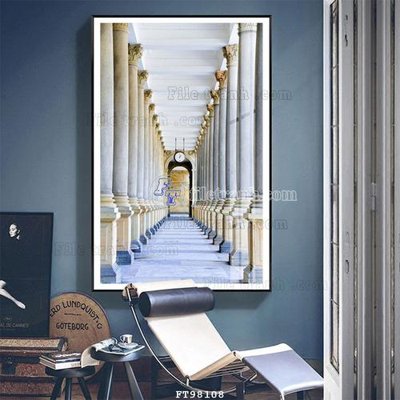 File gốc File tranh treo tường pha lê gương FT98108 (dành cho trang trí nội thất)