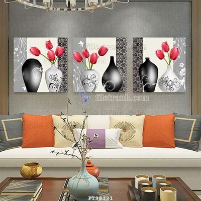 Download file gốc File tranh treo tường pha lê gương FT98121 (in lụa) tranh 3D