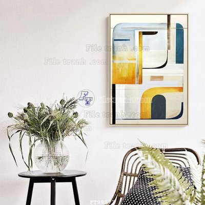 Ảnh mô tả file gốc in mica File tranh treo tường pha lê gương FT98173