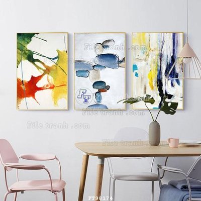 Download file gốc File tranh treo tường pha lê gương FT98174 (in lụa) tranh 3D