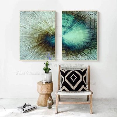 File gốc File tranh treo tường pha lê gương FT98177 (dành cho trang trí nội thất)