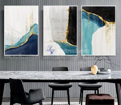 File tranh File tranh treo tường pha lê gương FT98199 (gốc) phong cách tối giản