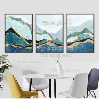 File gốc File tranh treo tường pha lê gương FT98201 (vector) cho in ấn