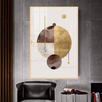 File gốc File tranh treo tường pha lê gương FT98244 (in mica) làm bảng hiệu