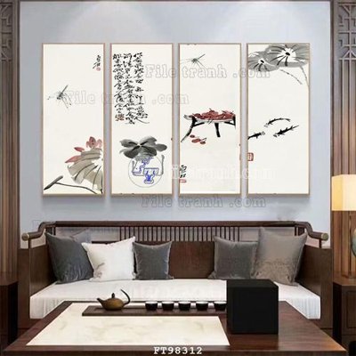 File ảnh File tranh treo tường pha lê gương FT98312 (gốc) in quảng cáo ngoài trời