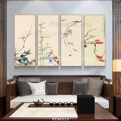 File gốc File tranh treo tường pha lê gương FT98313 (cho in ấn) từ kho Filetranh