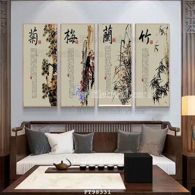 File tranh File tranh treo tường pha lê gương FT98331 (gốc) chủ đề thiên nhiên