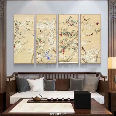 File in trần File tranh treo tường pha lê gương FT98337 (bản gốc) đại dương