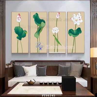 File in trần File tranh treo tường pha lê gương FT98345 (bản gốc) 5D