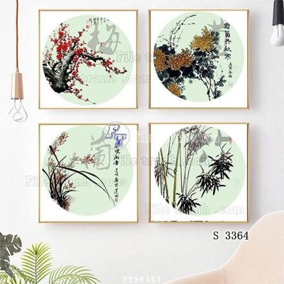 Tải file File tranh treo tường pha lê gương FT98357 (gốc) in ấn ngay lập tức