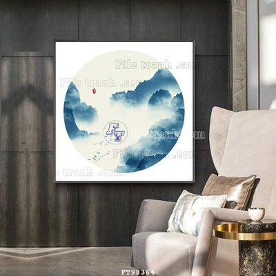 File gốc File tranh treo tường pha lê gương FT98364 (cho in ấn) từ kho Filetranh