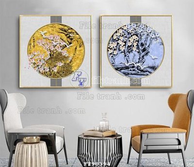 File tranh File tranh treo tường pha lê gương FT98394 (ảnh gốc) độ nét vượt trội