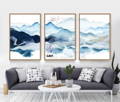 Tải về hình ảnh gốc File tranh treo tường pha lê gương FT98413 sắc nét