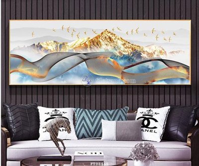 File tranh File tranh treo tường pha lê gương FT98465 (bản gốc) in canvas