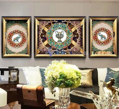 File tranh File tranh treo tường pha lê gương FT98479 (gốc) chủ đề thiên nhiên