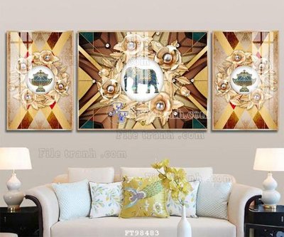 File in mica File tranh treo tường pha lê gương FT98483 (bản gốc) siêu trong