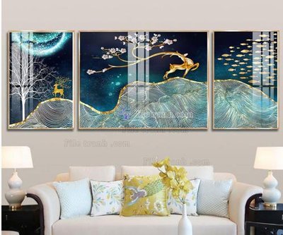 Tải file File tranh treo tường pha lê gương FT98544 (gốc) in ấn chất lượng